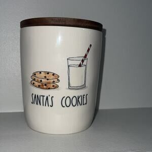 Rae Dunn Santa cookie jar